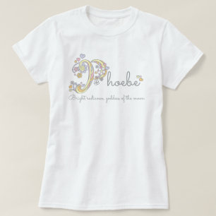 T-shirts Significado feito sob encomenda decorativo do nome