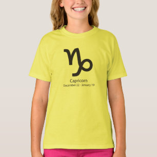 T-shirts signo zodiacal de Capricórnio