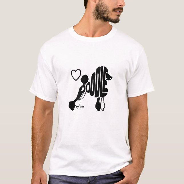 T-SHIRTS SILHUETA DAS CANICHES (Frente)