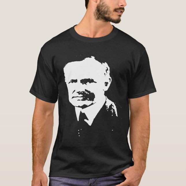 T-shirts Silhueta de Calvin Coolidge (Frente)