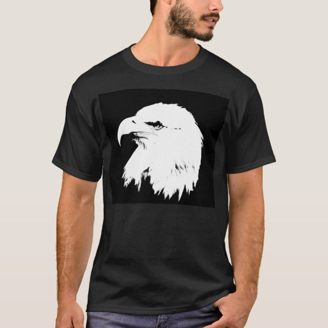 T-shirts Silhueta de Eagle (Frente)
