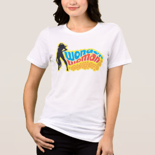 T-shirts Silhueta de Mulher Maravilha