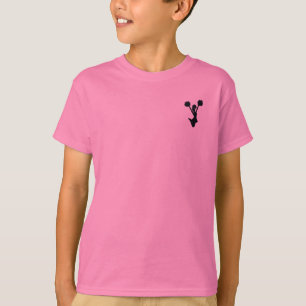 T-shirts Silhueta do cheerleader
