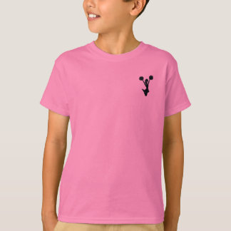 T-shirts Silhueta do cheerleader