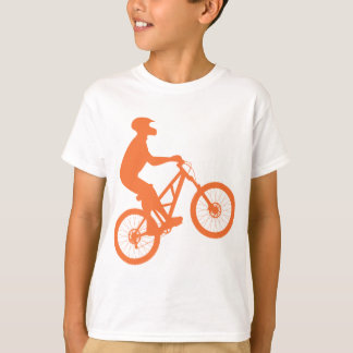 T-shirts Silhueta do motociclista da montanha