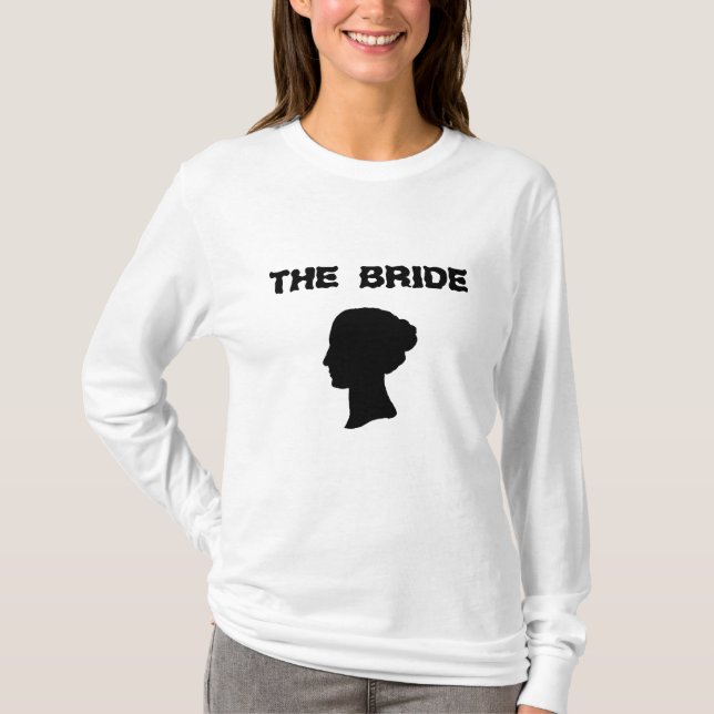 T-shirts silhueta, NOIVA (Frente)