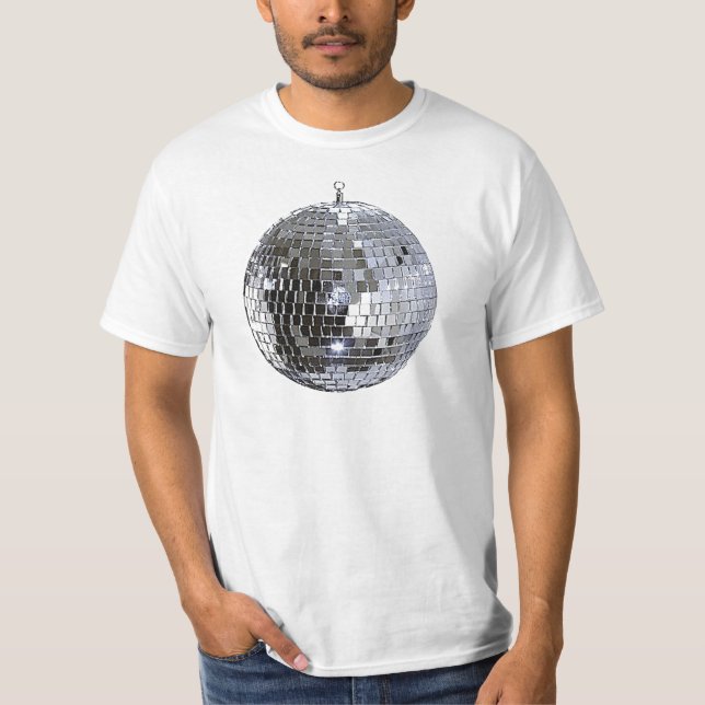 T-shirts Silver Disco Ball (Frente)
