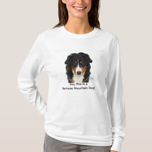 T-shirts Sim, este é um cão de montanha de Bernese! (Frente)