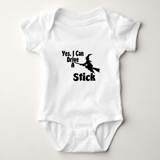 T-shirts Sim, eu posso conduzir uma vara (Frente)
