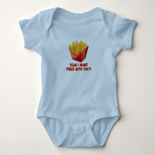 T-shirts Sim, Eu Quero Fries Com Isso!