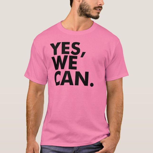T-shirts Sim, nós Can. (Frente)