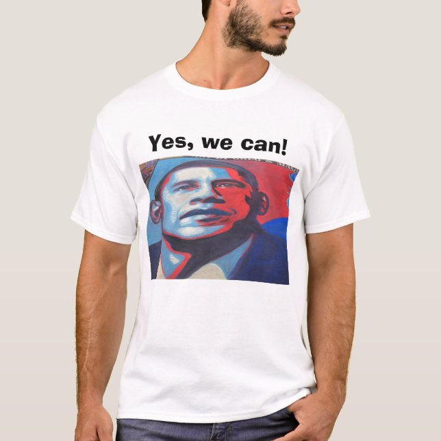 T-shirts Sim, nós podemos! (Frente)