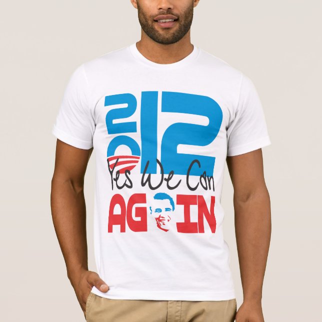 T-shirts Sim nós podemos OUTRA VEZ 2012 (Frente)