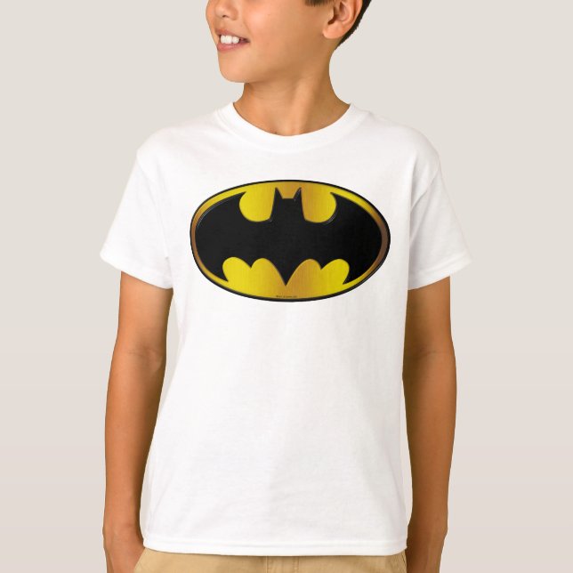 T-shirts Símbolo Batman | Logotipo de gradiente oval (Frente)