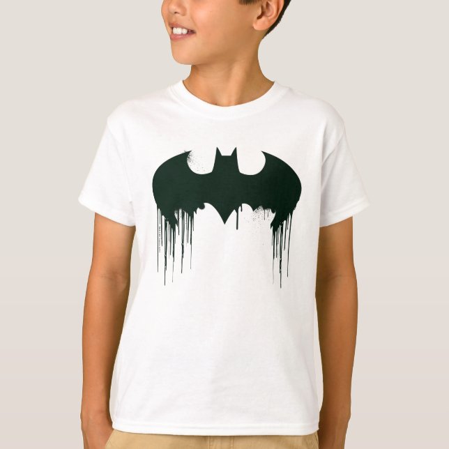 T-shirts Símbolo Batman | Logotipo de tinta (Frente)