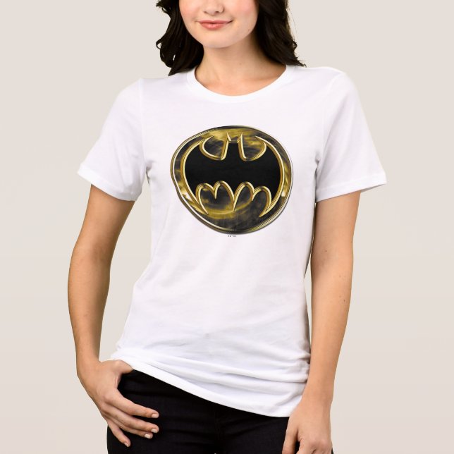 T-shirts Símbolo Batman | Logotipo Dourado (Frente)