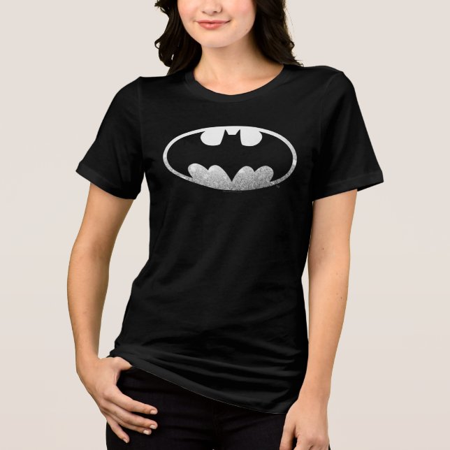 T-shirts Símbolo Batman | Logotipo Grainy (Frente)