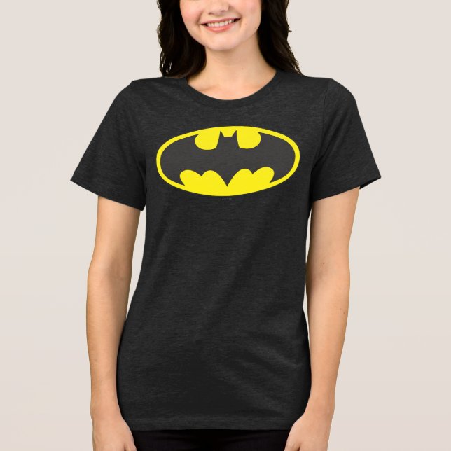 T-shirts Símbolo Batman | Logotipo Oval Bat (Frente)