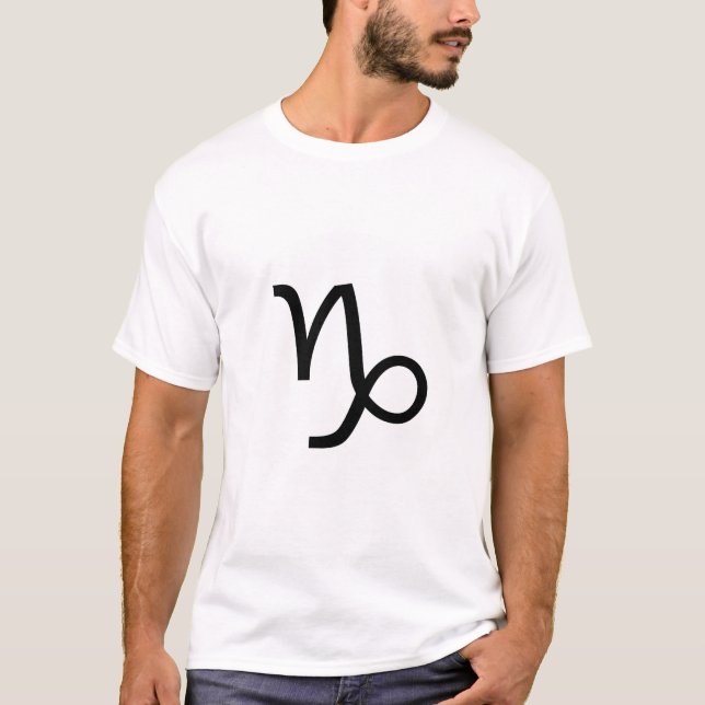 T-shirts Símbolo Capricorn (Frente)