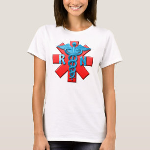 T-shirts Símbolo da enfermeira diplomada
