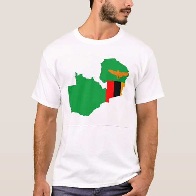 T-shirts símbolo da forma do mapa da bandeira de país da (Frente)