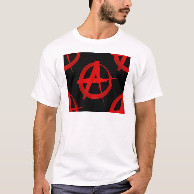 T-shirts Símbolo de anarquia (Frente)