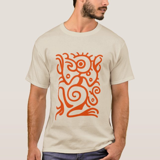 T-shirts Símbolo de Birdman do Maya (Frente)