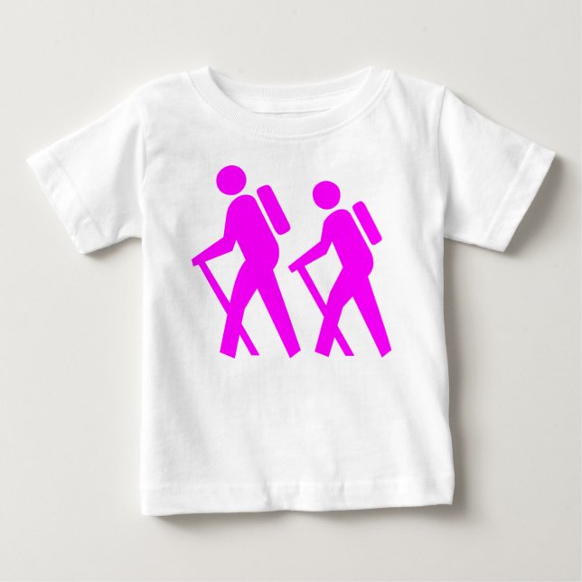 T-shirts Símbolo de Caminhada (Frente)