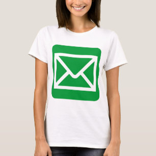 T-shirts Símbolo de Envelope - Verde Grass