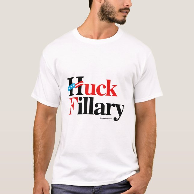 T-shirts Símbolo de Fillary do Huck - anti Hillary png.png (Frente)