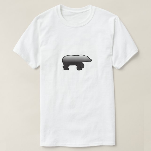 T-shirts Símbolo de gay Bear Símbolo de Orgulho LGBT Ideias (Frente do Design)