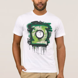 T-shirts Símbolo de Grafite Lanterna Verde