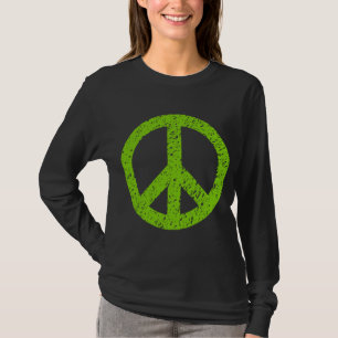 T-shirts Símbolo de paz Scribbled - verde de Marciano