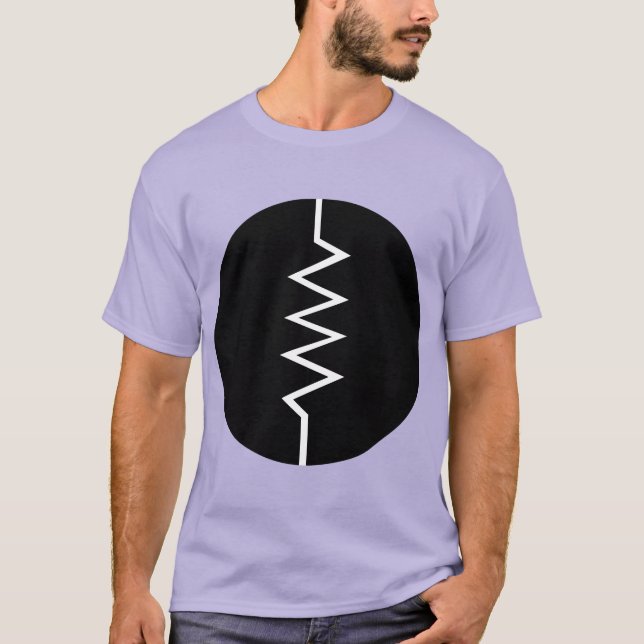 T-shirts Símbolo de resistência - dentro de um círculo (Frente)