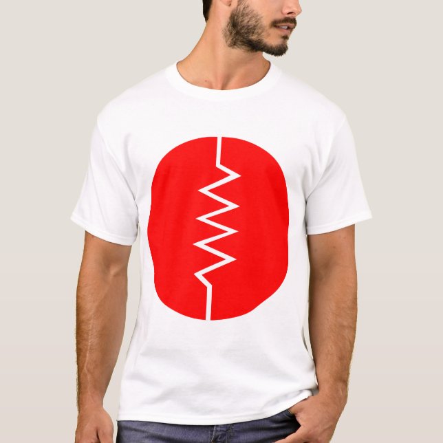 T-shirts Símbolo de Resistor - Circulado (Frente)