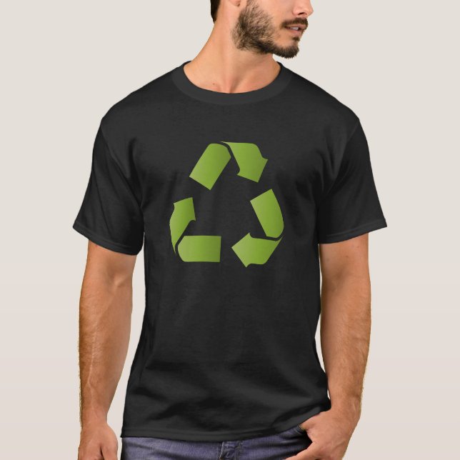 T-shirts SÍMBOLO DO reciclar (Frente)