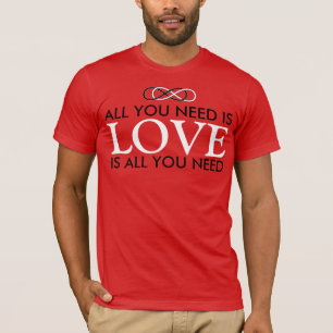 T-shirts Símbolo duplo Infinito - Preto e Branco