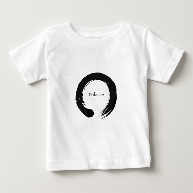 T-shirts Símbolo Enso do Infinito - Equilíbrio (Frente)