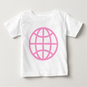 T-shirts Símbolo globo - Rosa