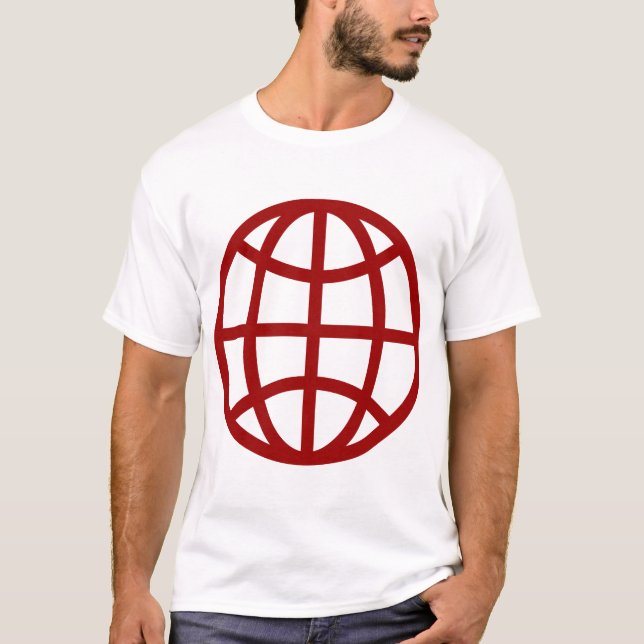 T-shirts Símbolo globo - Ruby Red (Frente)