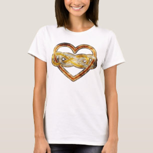 T-shirts Símbolo Infinity Heart BiColor duplo