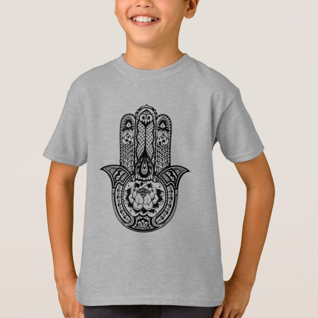 T-shirts Símbolo inspirado de Hamsa (Frente)