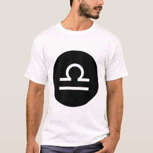 T-shirts Símbolo Libra