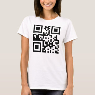 T-shirts Símbolo ☮ Paz - Código QR