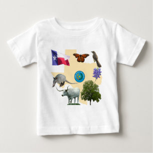T-shirts Símbolos do Estado do Texas