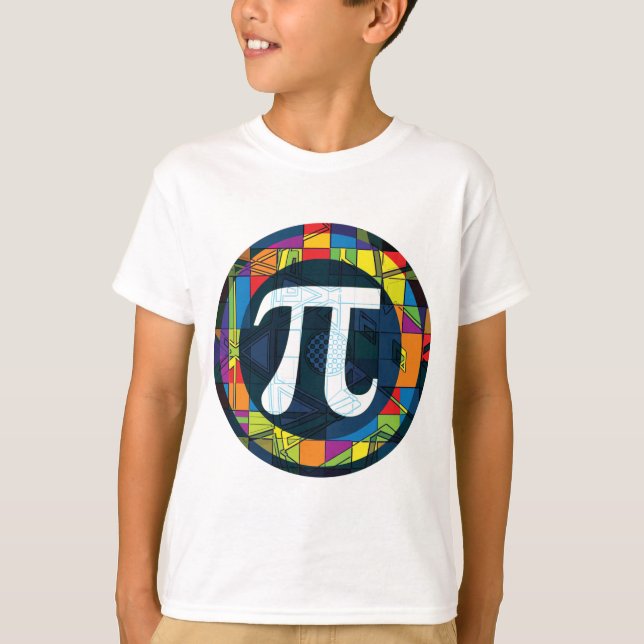 T-shirts Símbolos do Pi do dia do Pi (Frente)