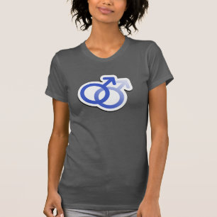 T-shirts SÍMBOLOS gay LOVE AZUL -.png