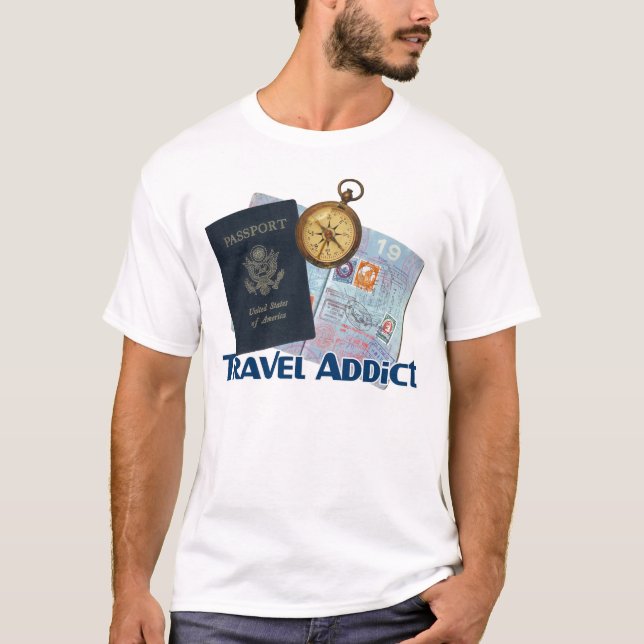 T-shirts Simplesmente viagem (Frente)