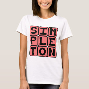 T-shirts Simplório, Pessoa Simples