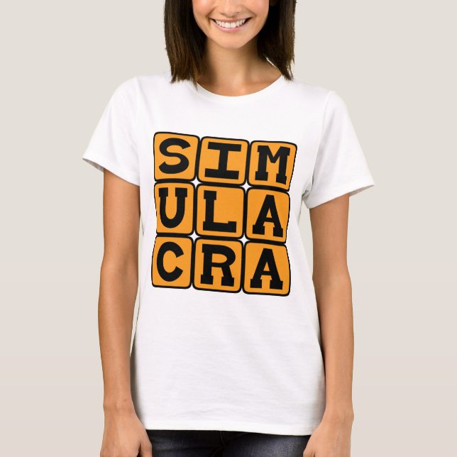 T-shirts Simulacros, Representação de Algo (Frente)